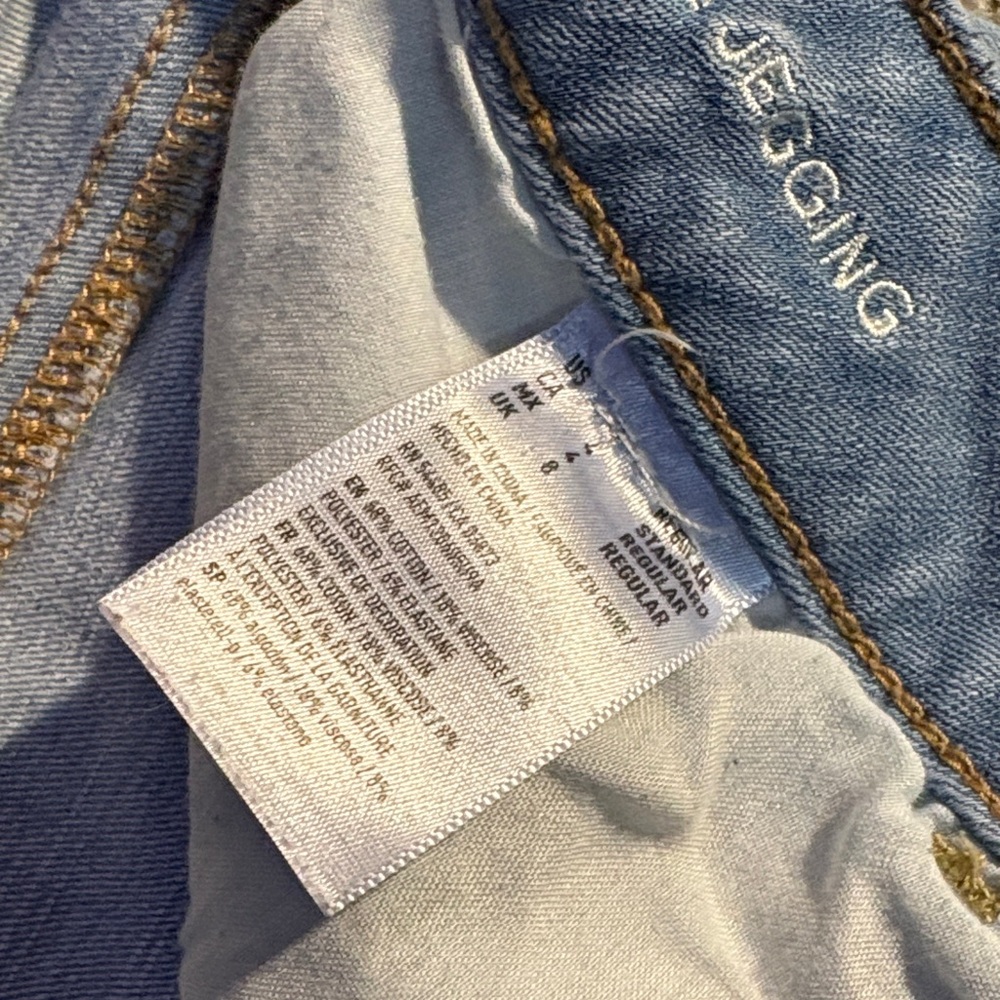 American Eagle Outfitters Light Blue Denim Jeggings